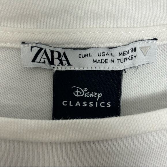 Zara x Disney Dumbo Cross-Stitch Graphic Tee Short Sleeve Shirt Women’s Large - Picture 6 of 6